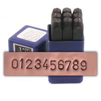 Economy Block Number Stamp Set 1/4" (6.4mm) Economy Block Number Stamp Set 1/4" (6.4mm)