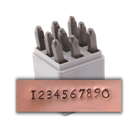 Newsprint Number Set for Stainless Steel 1/8" (3mm) Newsprint Number Set for Stainless Steel 1/8" (3mm)