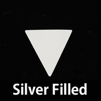 Silver Filled Triangle Flag, 24g Silver Filled Triangle Flag, 24g