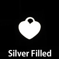 Silver Filled Small "Tiffany Style" Heart, 24g Silver Filled Small "Tiffany Style" Heart, 24g