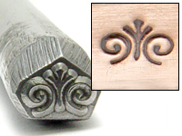 Spiral Finial Design Stamp Spiral Finial Design Stamp