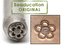 Spiral Flower Design Stamp - Beaducation Original Spiral Flower Design Stamp - Beaducation Original