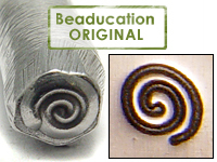 Spiral Design Stamp - Beaducation Original Spiral Design Stamp - Beaducation Original