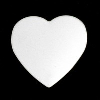 Sterling Silver Large Heart, 24g Sterling Silver Large Heart, 24g