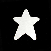 Sterling Silver Abstract Star, 24g Sterling Silver Abstract Star, 24g