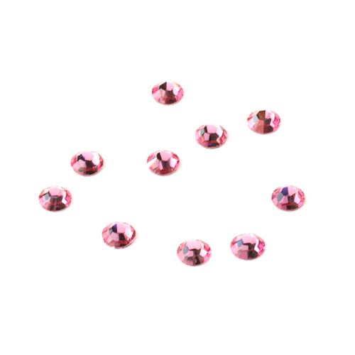 2.6mm Swarovski Flat Back Crystals, Rose (10pk) 2.6mm Swarovski Flat Back Crystals, Rose (10pk)