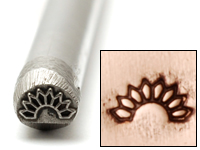 1/2 Sunflower Design Stamp 1/2 Sunflower Design Stamp