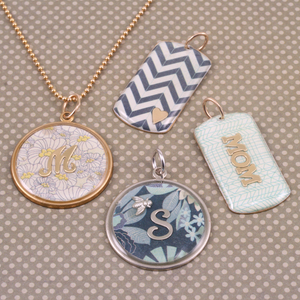 Resin and Charm Pendants