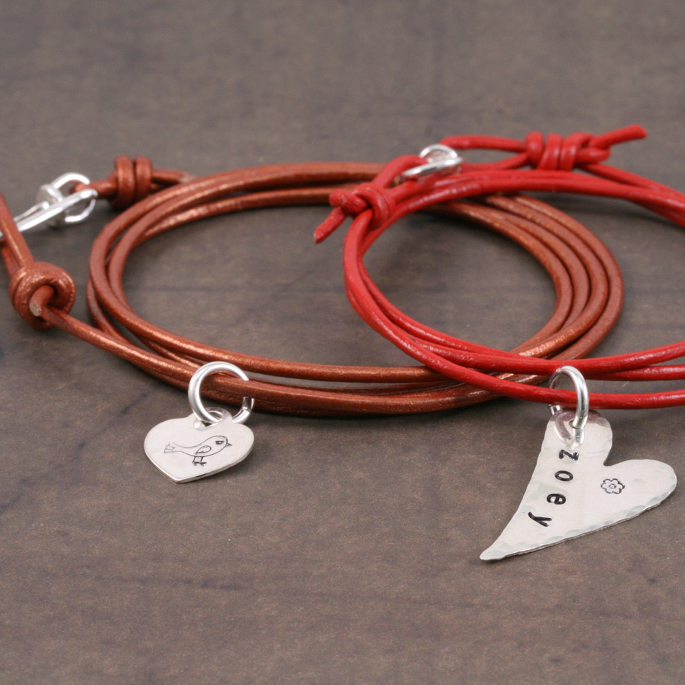 Leather Wrap Around Bracelets