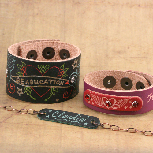 Beaducation_engraving_leather