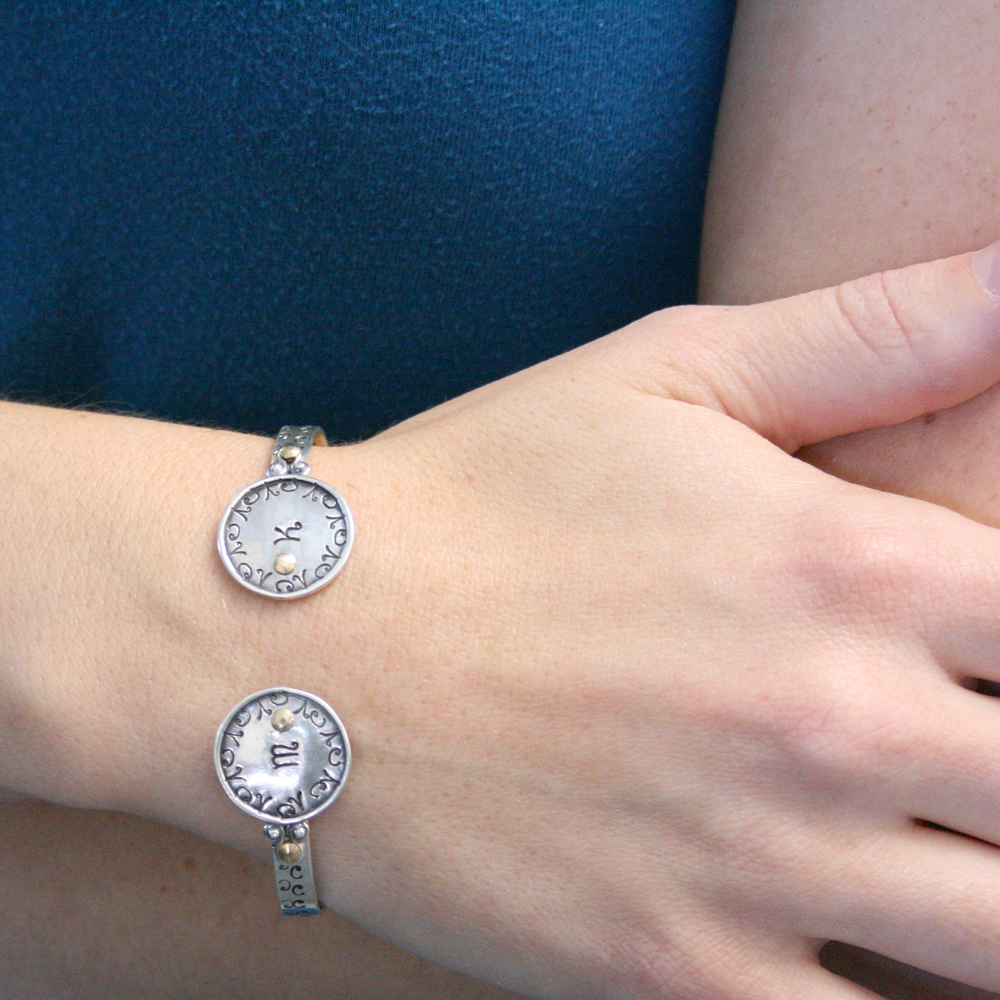 Riveted Monogram Bracelet