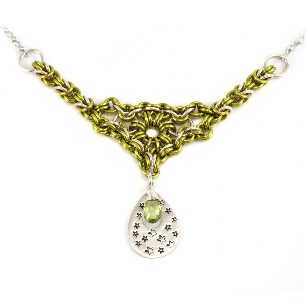 Jump Rings Peridot Enamel Jump Rings 3.5mm, 18g 1oz.