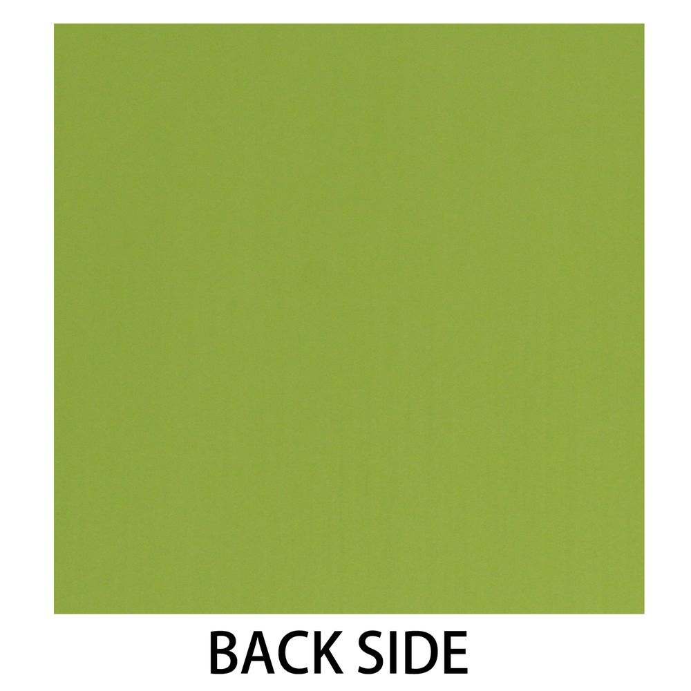 Anodized Aluminum 24g 3x3 Sheet, Design T, Lime Green