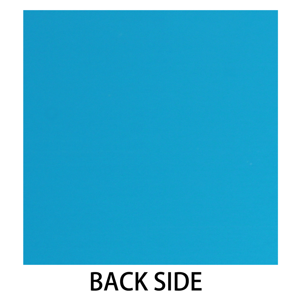 Anodized Aluminum 24g 3x3 Sheet, Design W, Turquoise