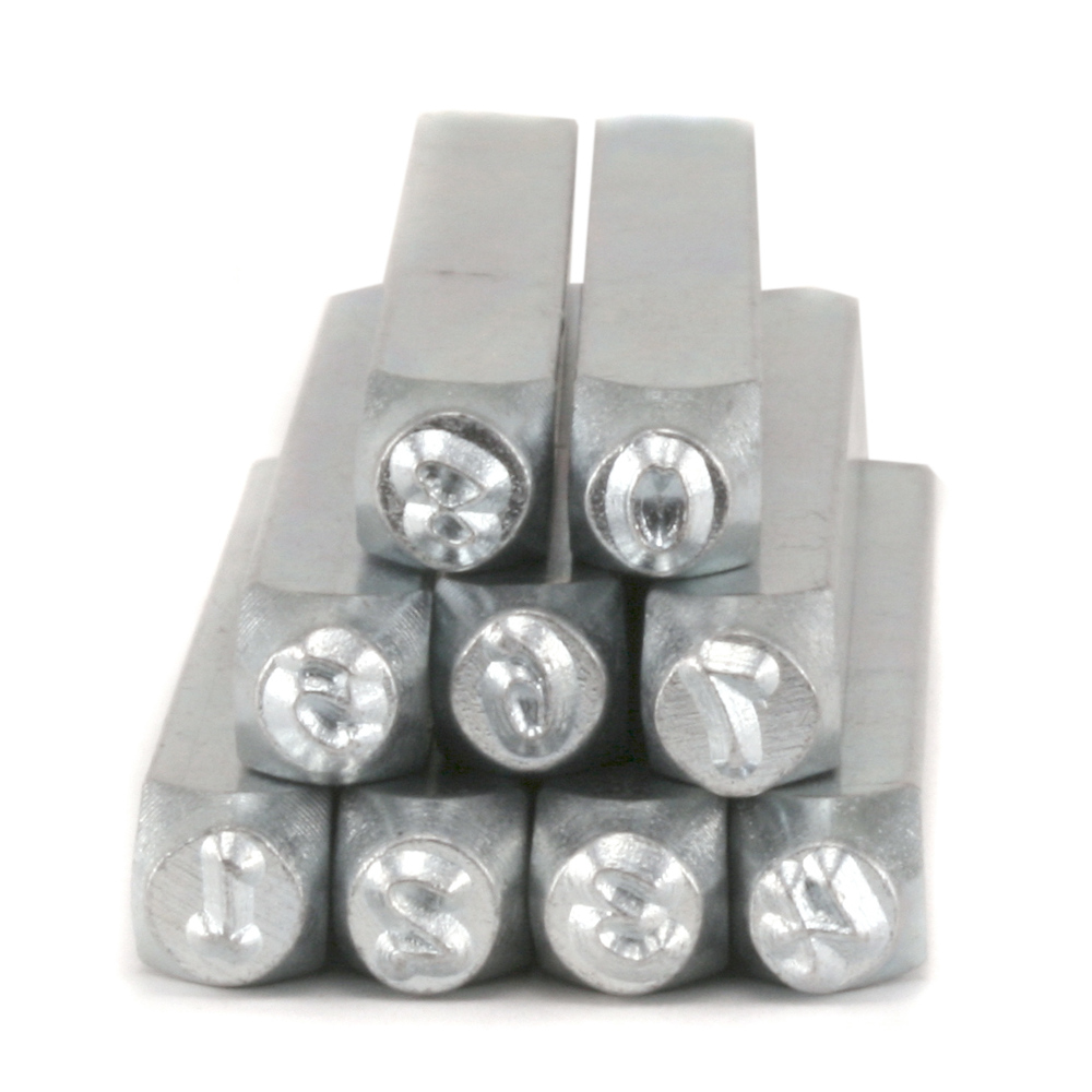 Metal Stamping Tools ImpressArt Bridgette Number Set 1/8" (3mm)