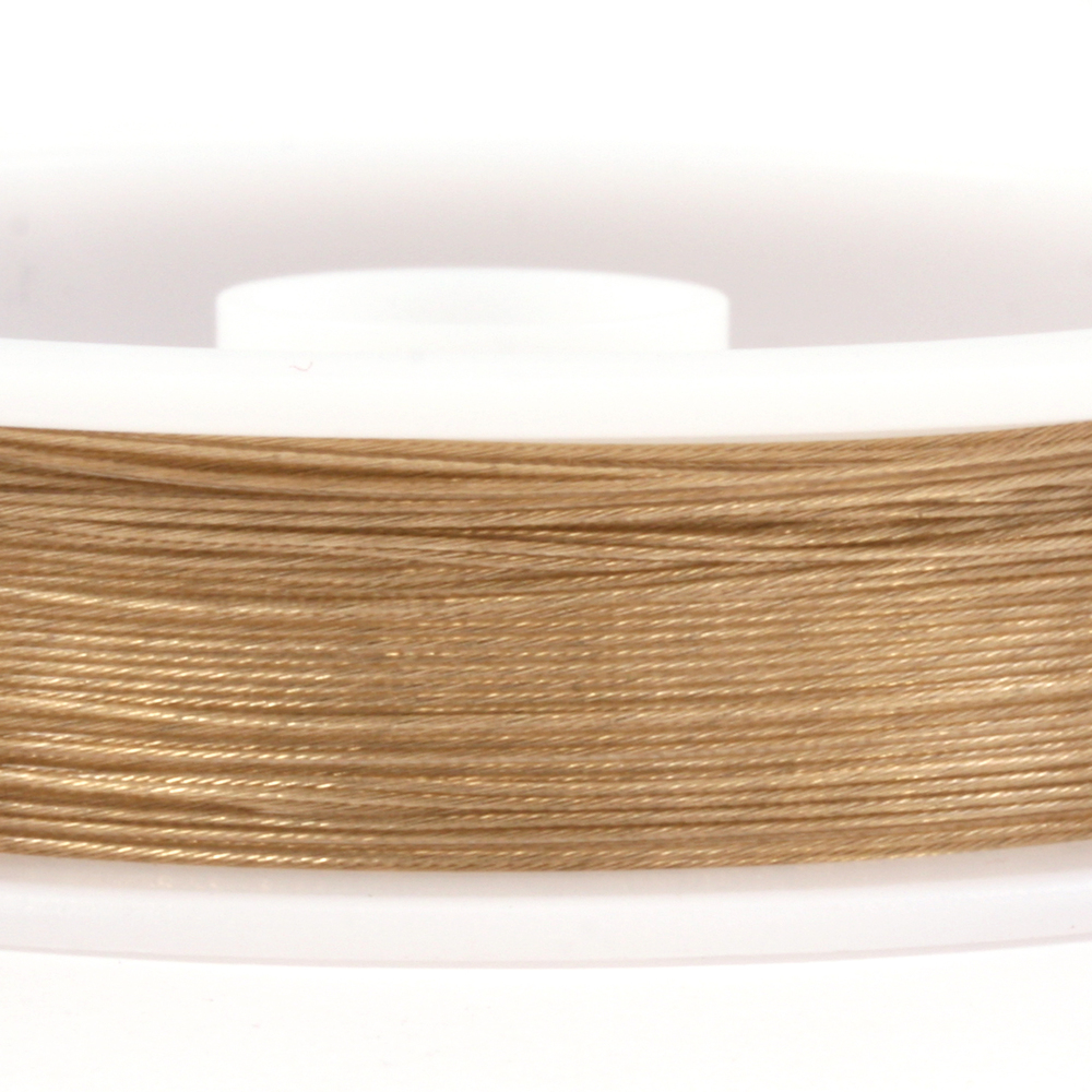 Rivets, Findings & Stringing .015 7-Strand Gold Metallic Beadalon Stringing Wire
