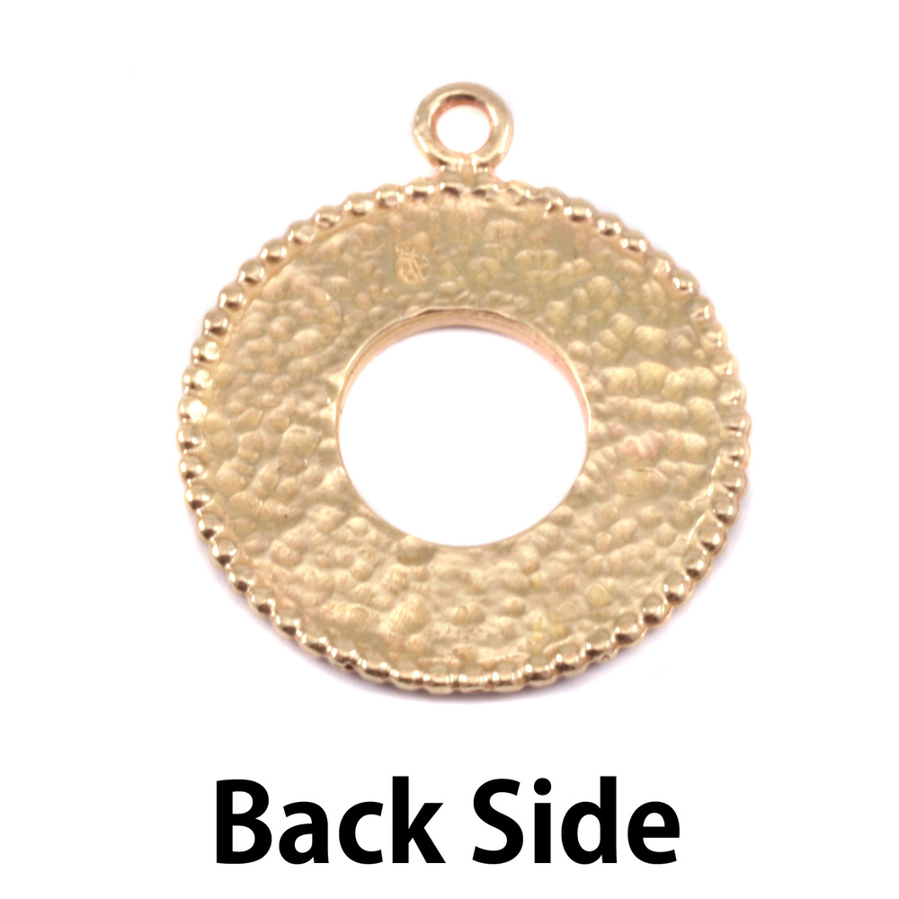 Metal Stamping Blanks Brass Washer with Dotted Edge