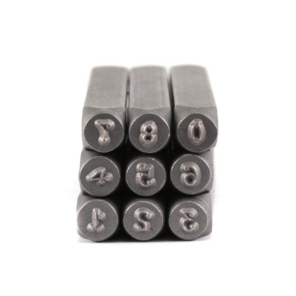 Metal Stamping Tools Dots Number Set 1/8" (3.2mm)