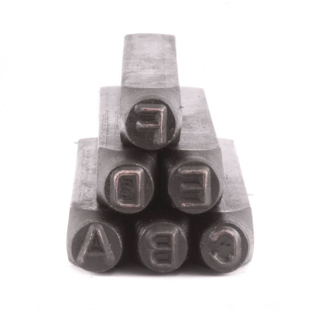 Metal Stamping Tools Economy Block Uppercase Letter Stamp Set 1/4" (6.4mm)