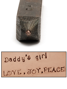 Metal Stamping Tools Comma/Apostrophe Metal Design Stamp, 1/8"