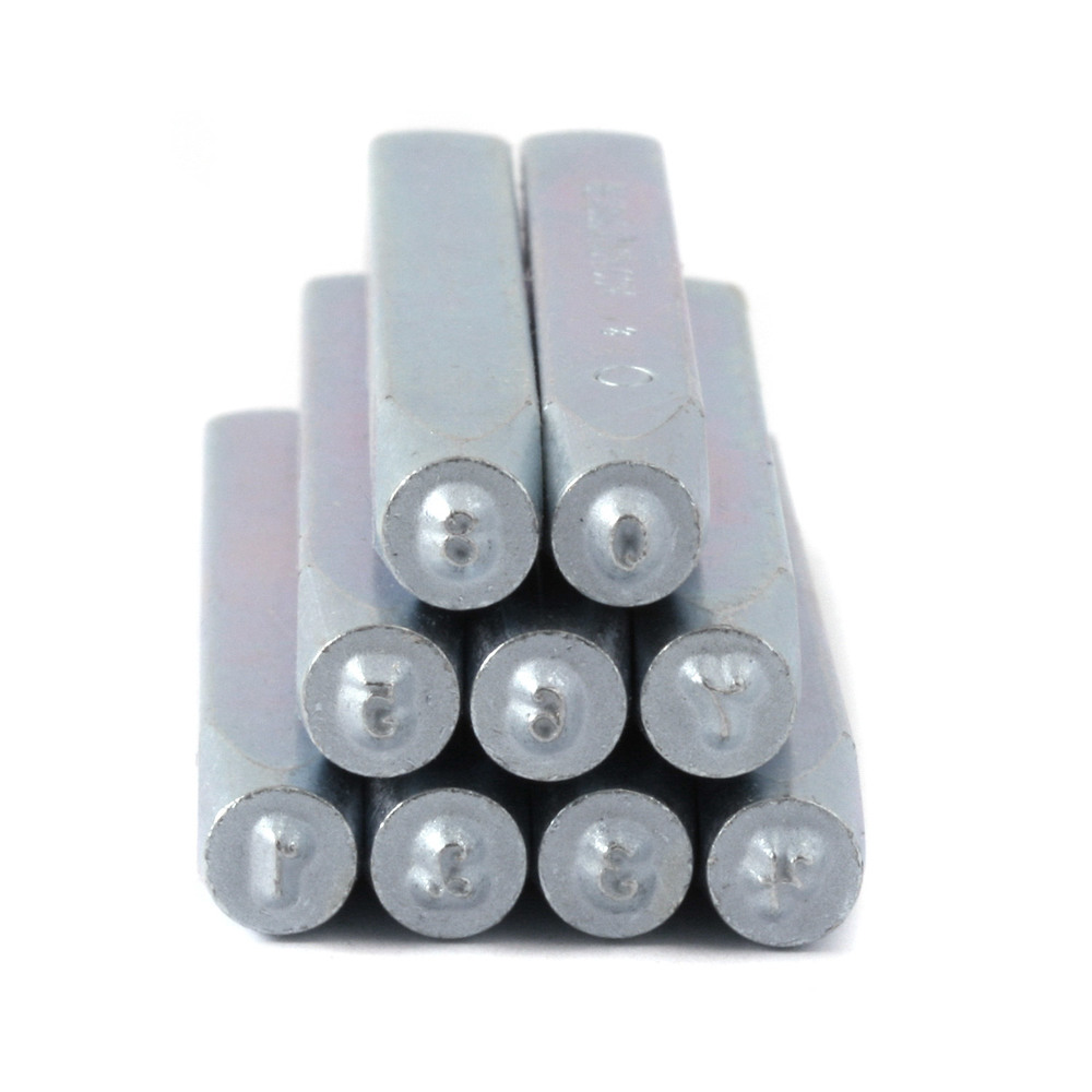 Metal Stamping Tools Beaducation Kismet Number Stamp Set 3/32" (2mm)