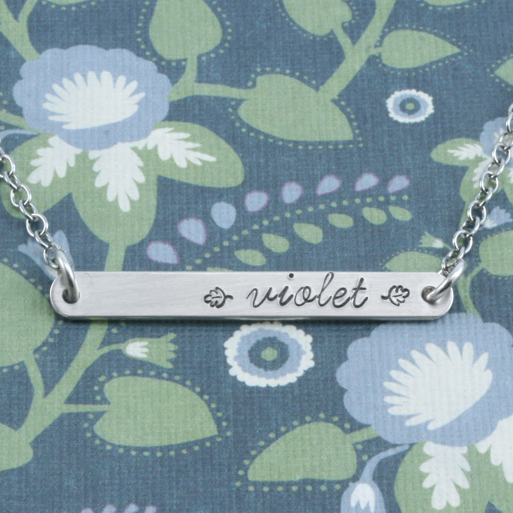 Metal Stamping Blanks Sterling Silver 1.5" Slender Rectangle Bar, 19g
