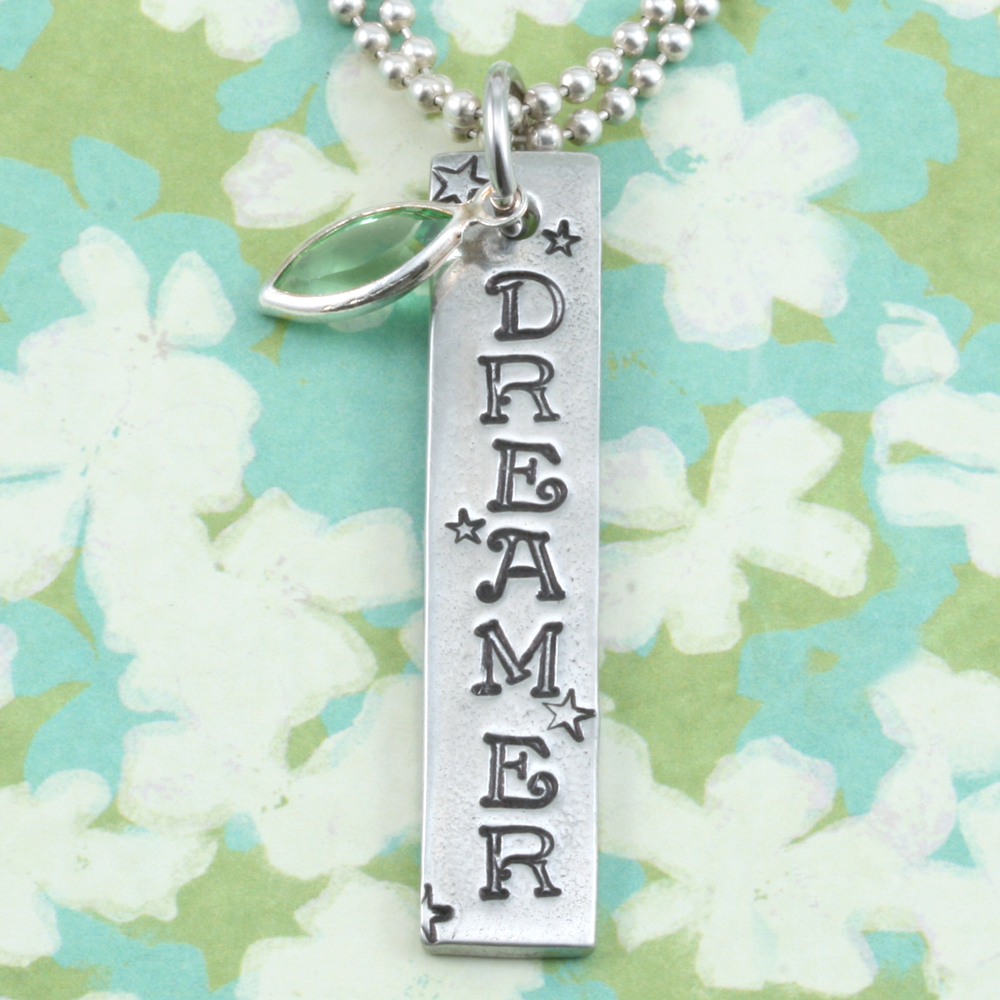 Metal Stamping Blanks Pewter Rectangle Pendant, 15g