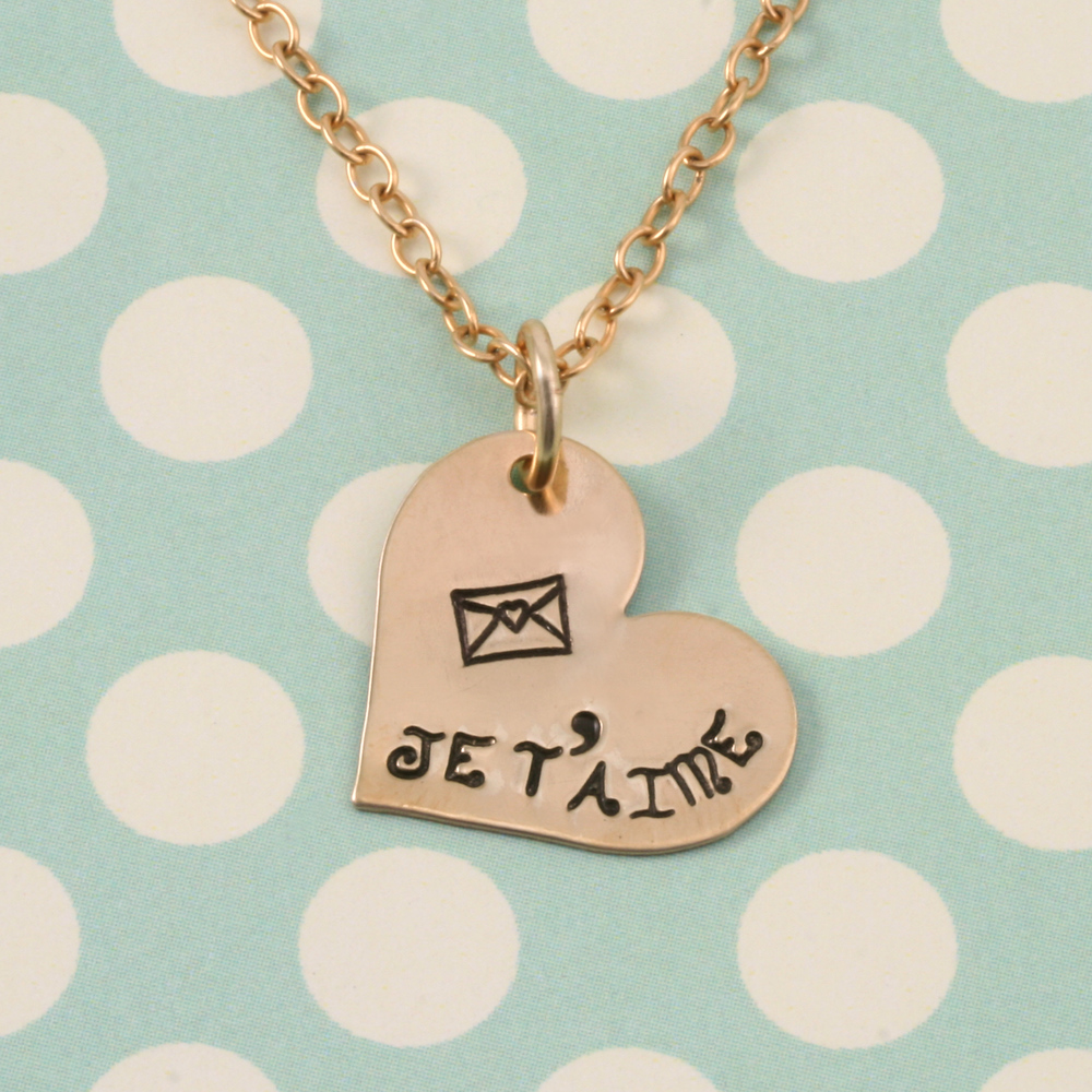Metal Stamping Tools Love Letter Design Stamp
