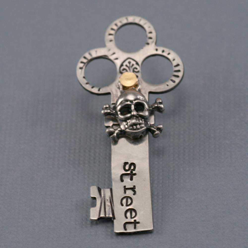 Metal Stamping Blanks Sterling Silver Solid Key, 20g