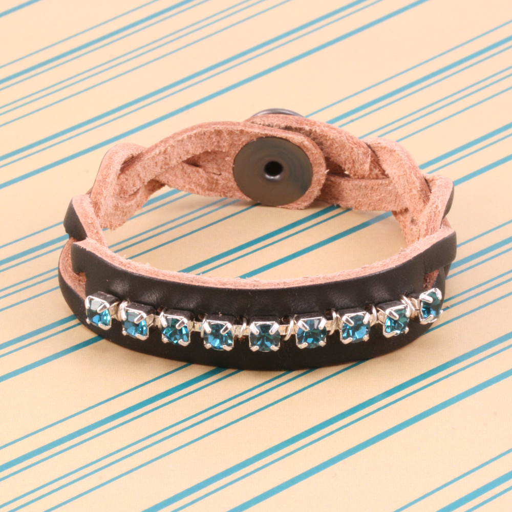 Chain & Clasps Crystal Cup Chain, Silver Plated, 4mm round, Indicolite, by the Foot