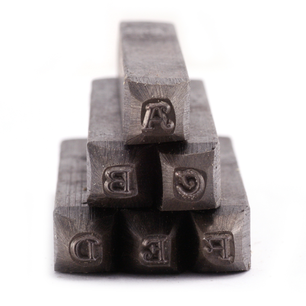 Metal Stamping Tools Fiona's Uppercase Letter Stamp Set 1/8" (3.2 mm)