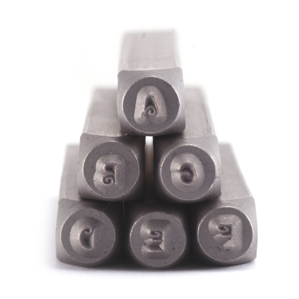 Metal Stamping Tools Tiny Dancer Uppercase Letter Stamp Set 5/64" (2mm)