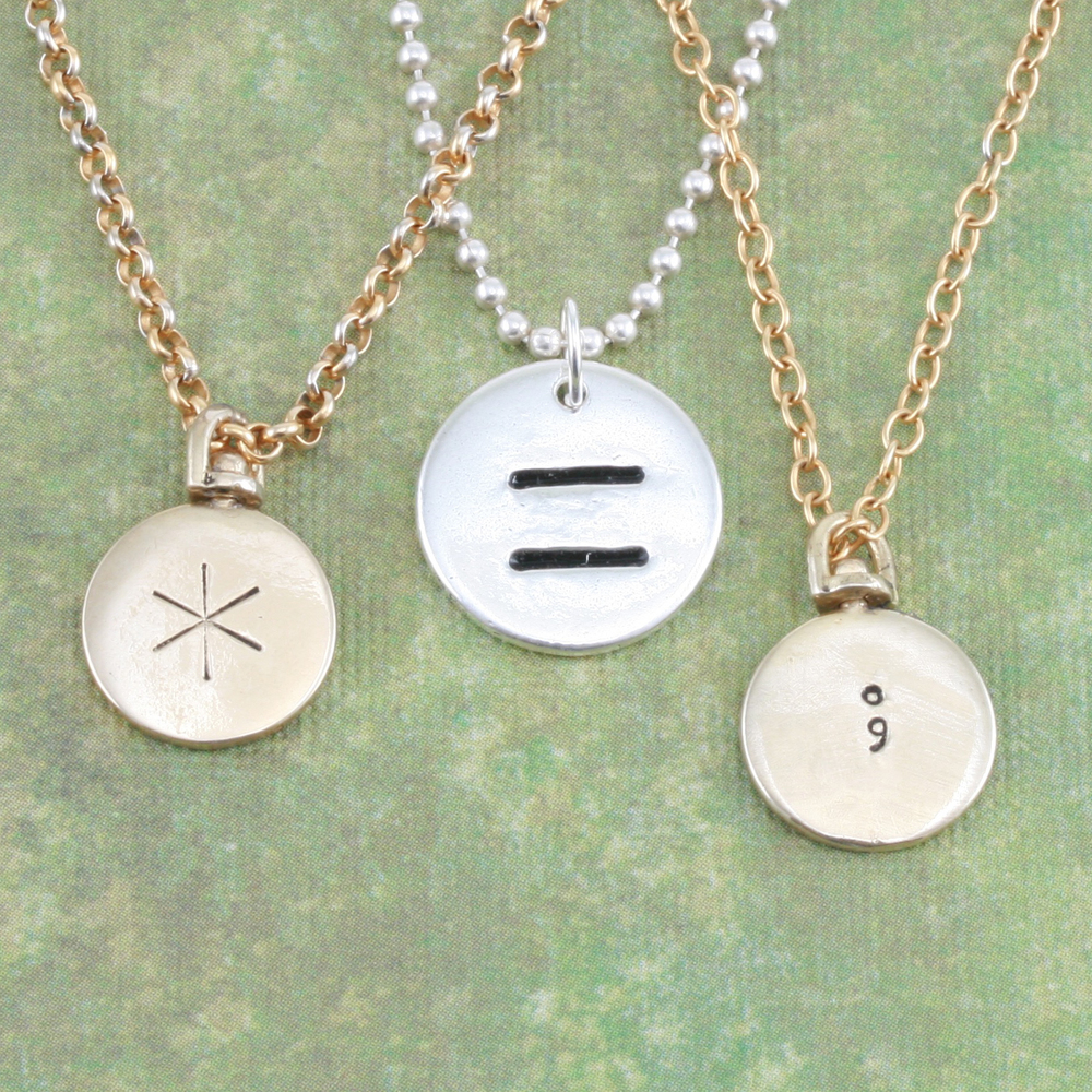 Metal Stamping Blanks Brass Small Circle Swivel Pendant