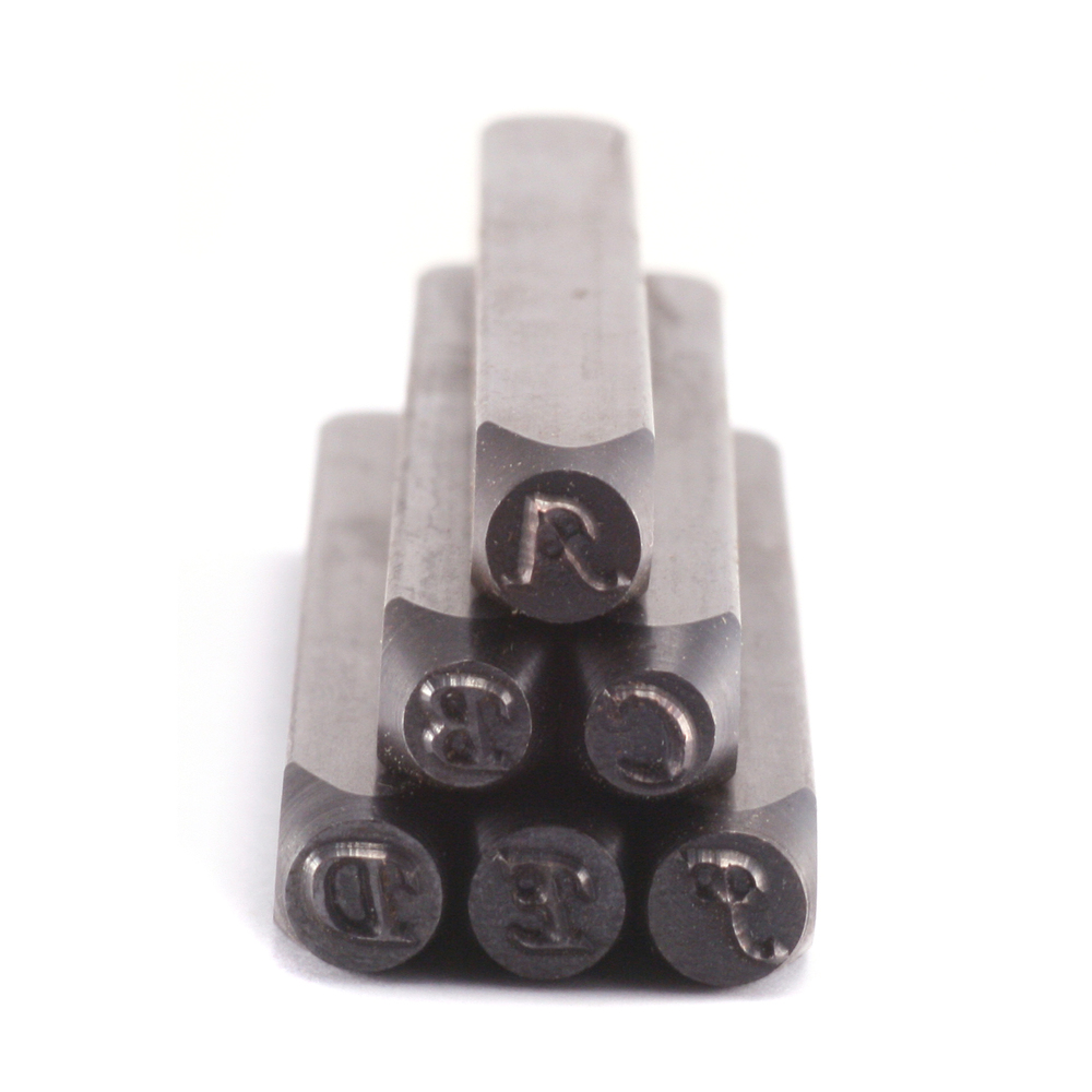 Metal Stamping Tools Lucida Calligraphy Uppercase Letter Stamp Set 1/8" (3.2mm)