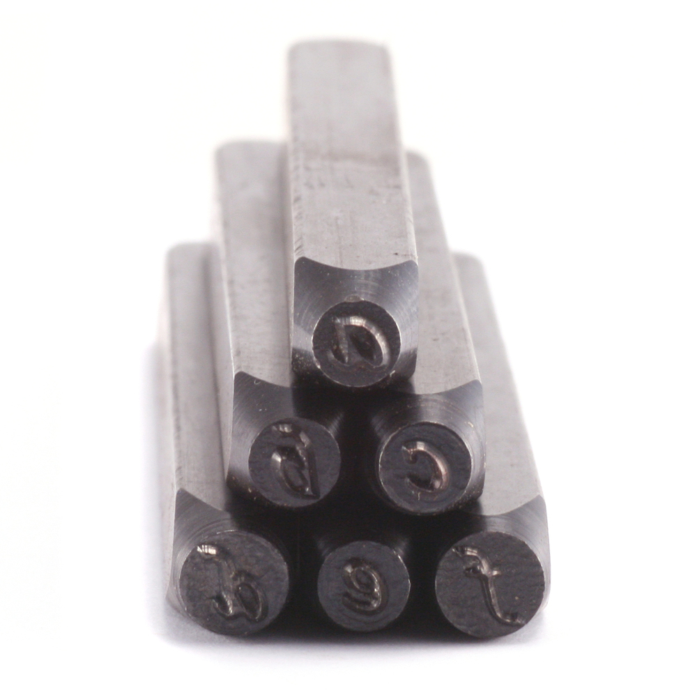 Metal Stamping Tools Lucida Calligraphy Lowercase Letter Stamp Set 1/8" (3.2mm)