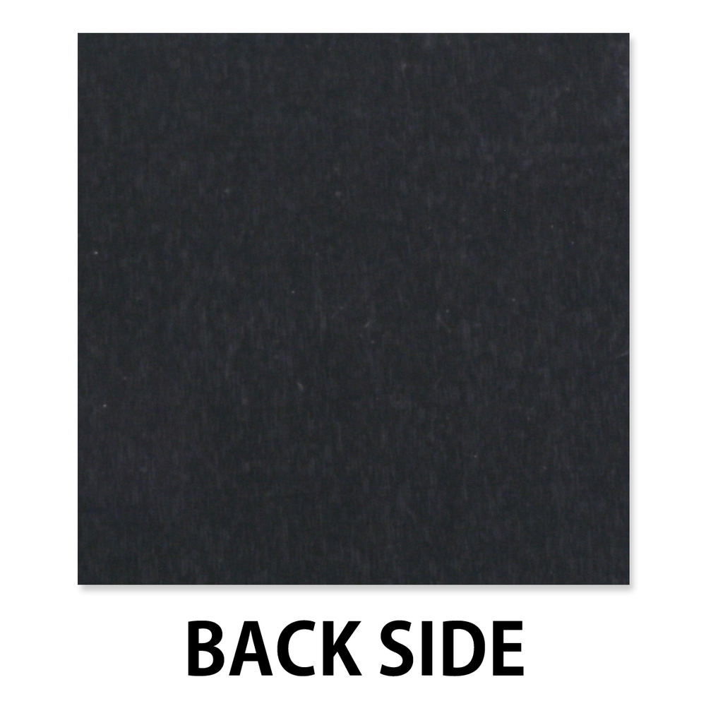 Anodized Aluminum Sheet, 3" X 3", 22g, Design D - BLACK
