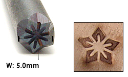 Metal Stamping Tools Star Fruit Design Stamp