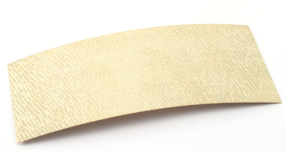 Wire & Sheet Metal Patterned Brass 22g Sheet Metal, Thumbprint, 2.5" x 6"