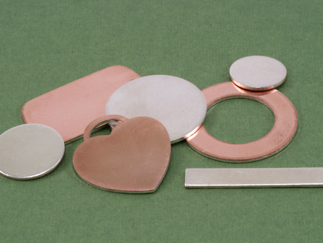 Metal Stamping Blanks Single Clad Circle, 16mm (.63"), 18g