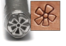 Metal Stamping Tools Retro Flower Design Stamp