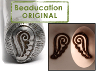 Metal Stamping Tools Wing Design Stamp (Right Side) - Beaducation Original
