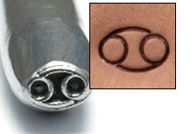 Metal Stamping Tools Cancer Zodiac Design Stamp