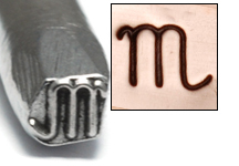 Metal Stamping Tools Scorpio Zodiac Design Stamp