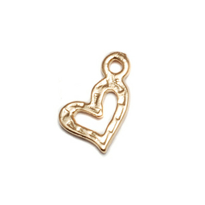 Gold Filled Tiny Textured Heart