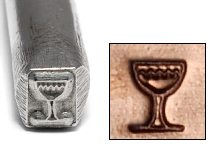 Metal Stamping Tools Wine Glass Design Stamp