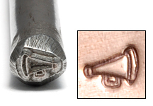 Metal Stamping Tools Megaphone Design Stamp