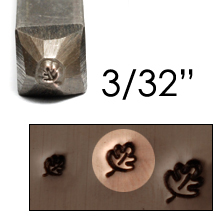 Metal Stamping Tools Oak Leaf Design Stamp 3/32" (2.4mm)