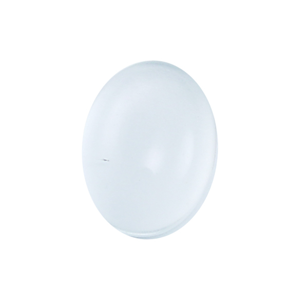 Enamel & Mixed Media 18mm x 13mm Glass Dome, Oval