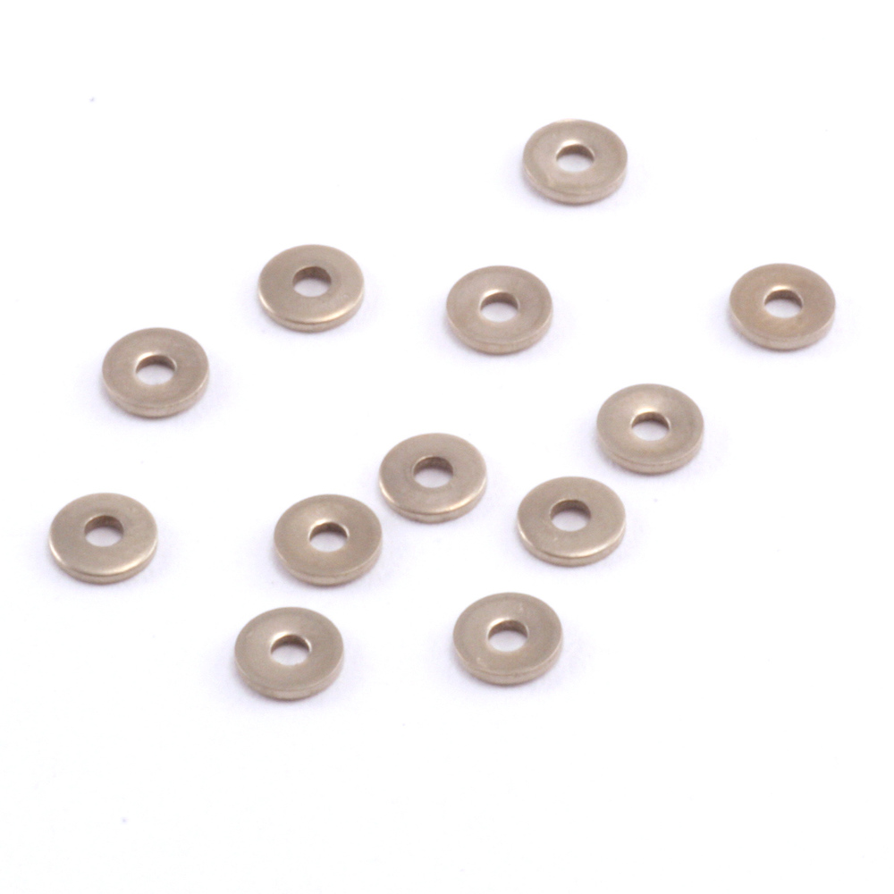 Rivets, Findings & Stringing Plain Round Nickel Silver Rivet Accents