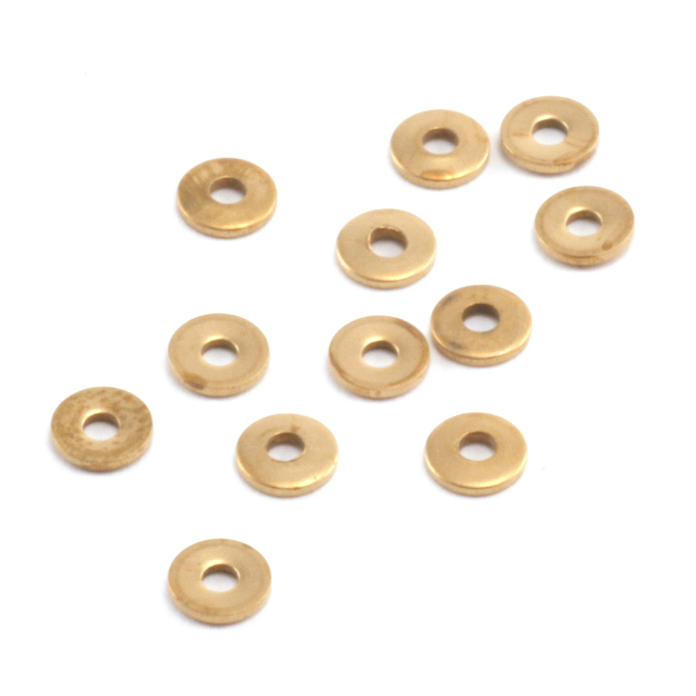 Rivets, Findings & Stringing Plain Round Brass Rivet Accents